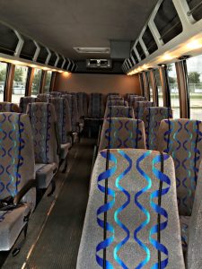 Mid Size Coach Bus Interior