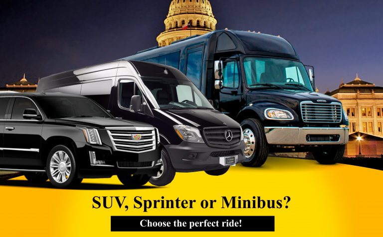 SUV, Sprinter or Minibus photo of each vehicle