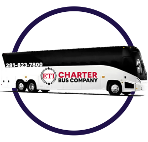 photo of charter bus rental in Houston